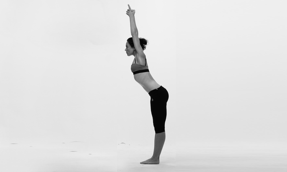 Bikram Hot Yoga 9 Hands to feet pose