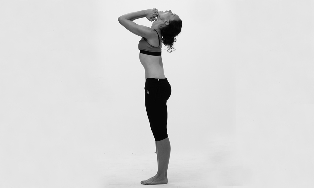 Bikram Hot Yoga 4 Standing deep breathing