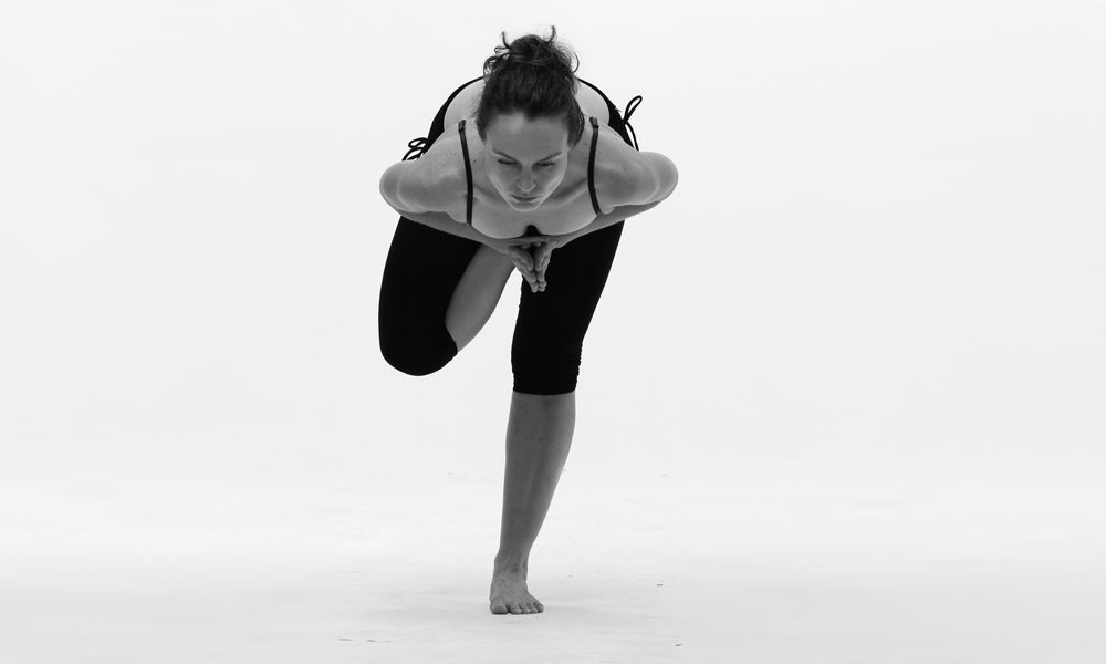 Bikram Hot Yoga 31 Toe Stand Pose